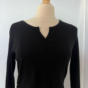 Black Long Sleeve Top